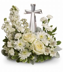 Crystal Cross Bouquet  In Louisville, KY, In Kentucky, Schmitt's Florist